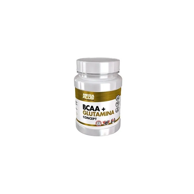 BCAA + GLUTAMINA CONCEPT 500 GRS - MEGAPLUS
