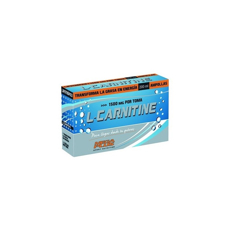 L-CARNITINE RECOVERY 1500 MG 20 AMPOLLAS - MEGAPLUS