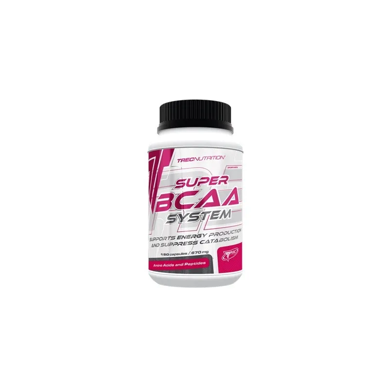 SUPER BCAA SYSTEM 150 CAPS - TREC NUTRITION